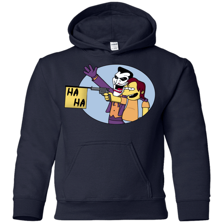 Sweatshirts Navy / YS Funny Gun Youth Hoodie