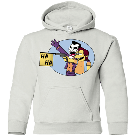 Sweatshirts White / YS Funny Gun Youth Hoodie