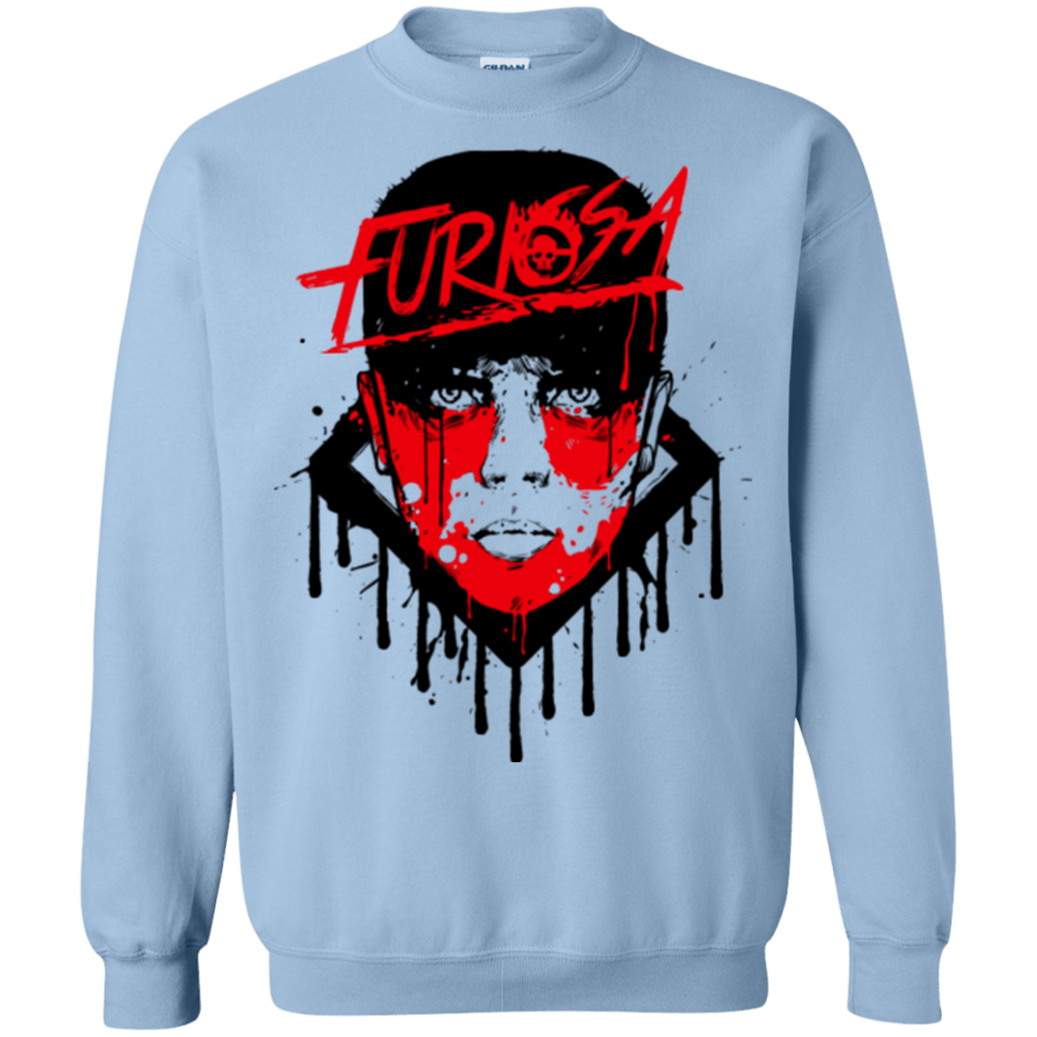 Sweatshirts Light Blue / Small Furiosa Crewneck Sweatshirt