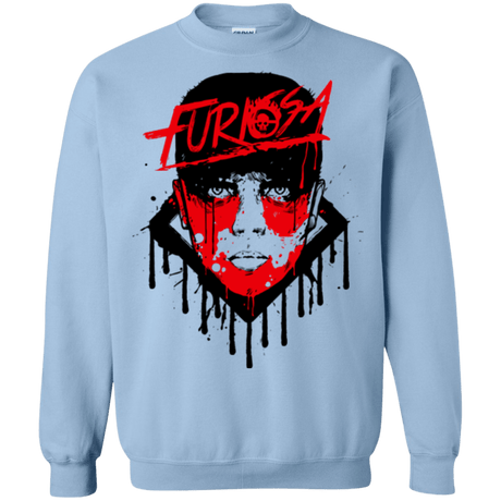 Sweatshirts Light Blue / Small Furiosa Crewneck Sweatshirt