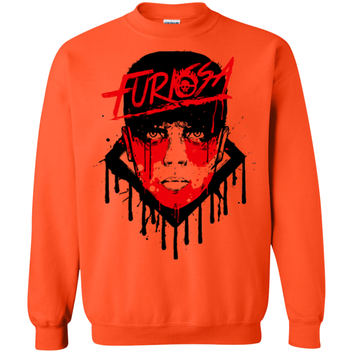 Sweatshirts Orange / Small Furiosa Crewneck Sweatshirt