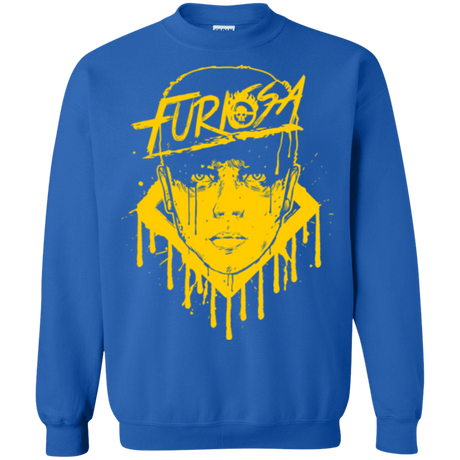 Sweatshirts Royal / Small Furiosa Yellow Crewneck Sweatshirt
