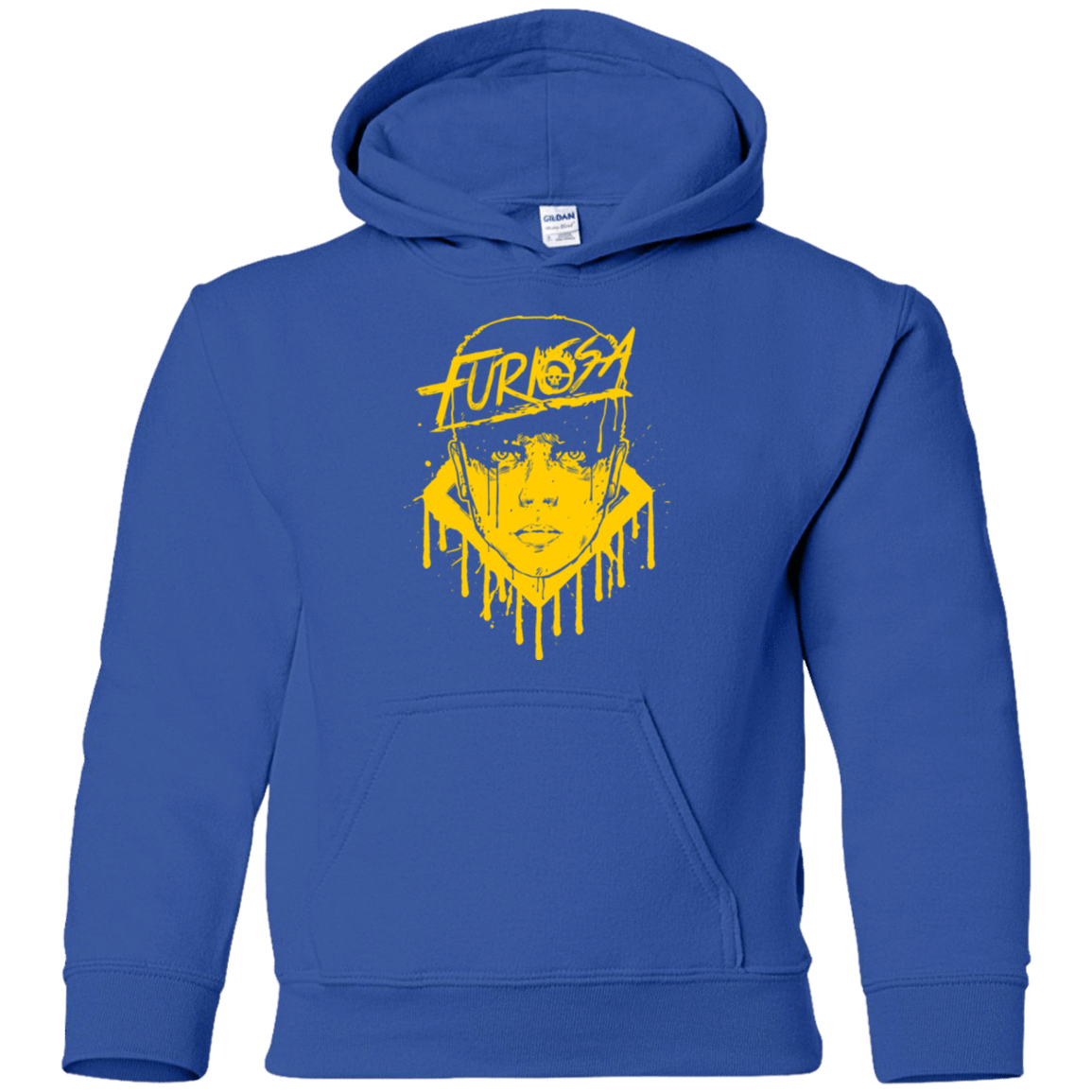 Sweatshirts Royal / YS Furiosa Yellow Youth Hoodie