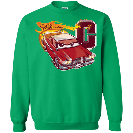 Sweatshirts Irish Green / Small Fury And Fire Crewneck Sweatshirt