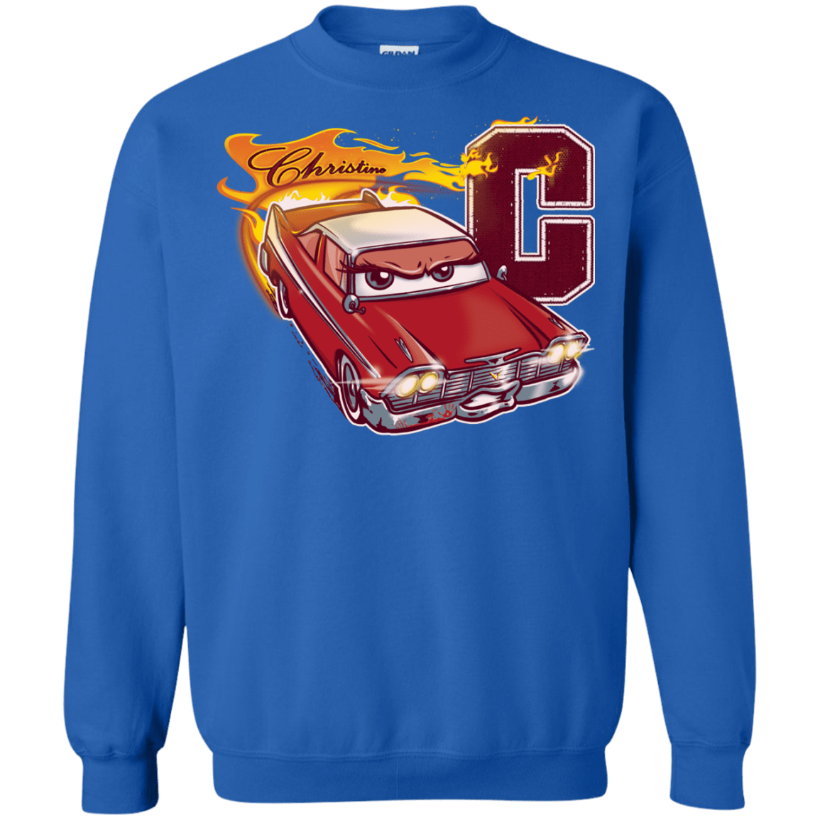 Sweatshirts Royal / Small Fury And Fire Crewneck Sweatshirt