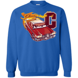 Sweatshirts Royal / Small Fury And Fire Crewneck Sweatshirt