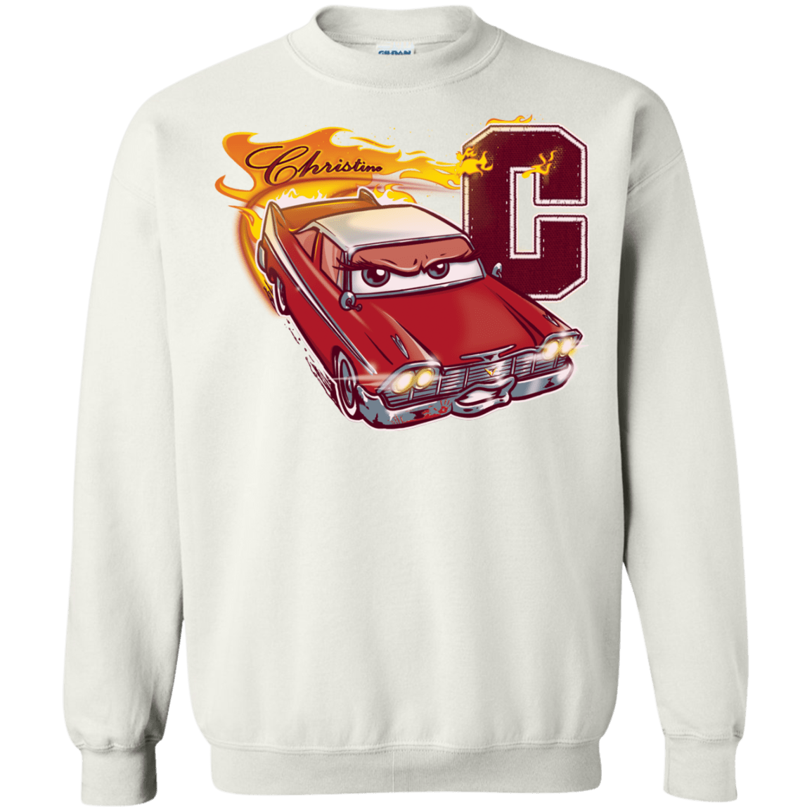 Sweatshirts White / Small Fury And Fire Crewneck Sweatshirt