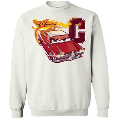 Sweatshirts White / Small Fury And Fire Crewneck Sweatshirt
