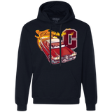 Sweatshirts Navy / Small Fury And Fire Premium Fleece Hoodie