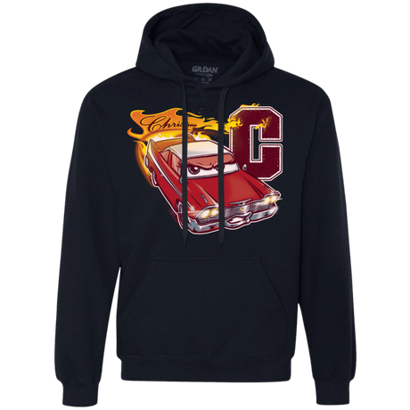 Sweatshirts Navy / Small Fury And Fire Premium Fleece Hoodie