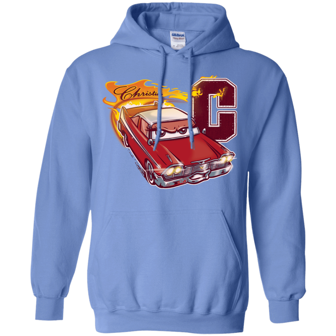 Sweatshirts Carolina Blue / Small Fury And Fire Pullover Hoodie