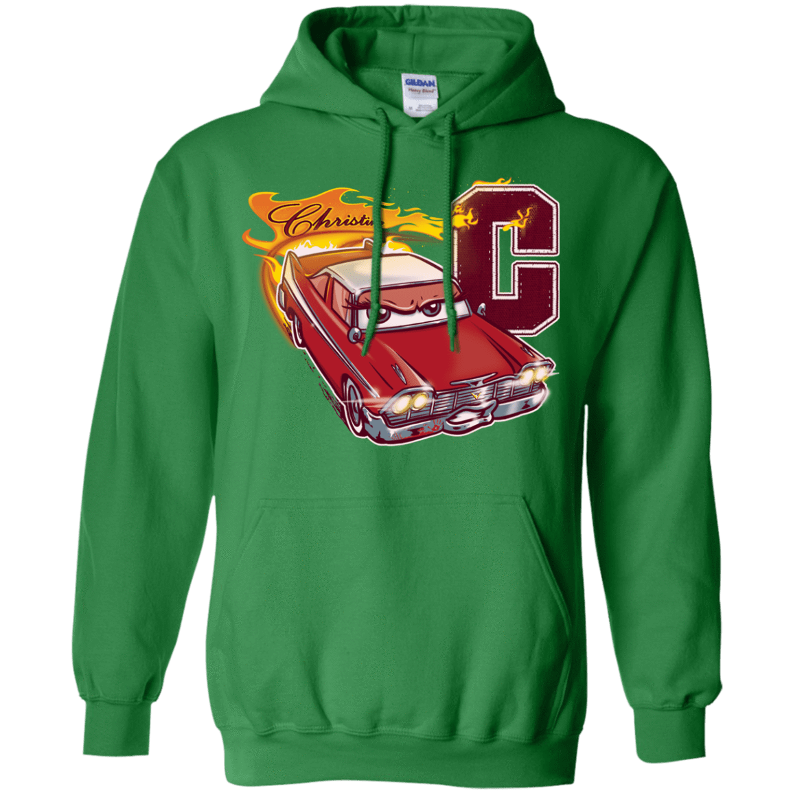 Sweatshirts Irish Green / Small Fury And Fire Pullover Hoodie