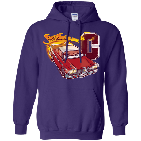 Sweatshirts Purple / Small Fury And Fire Pullover Hoodie