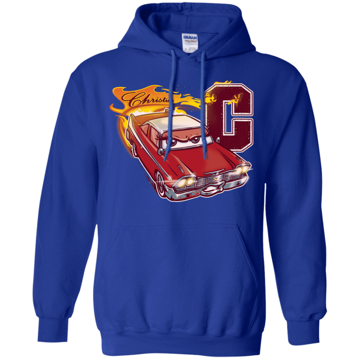 Sweatshirts Royal / Small Fury And Fire Pullover Hoodie