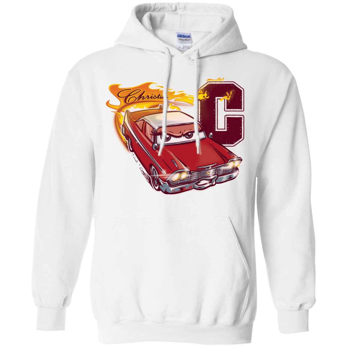 Sweatshirts White / Small Fury And Fire Pullover Hoodie