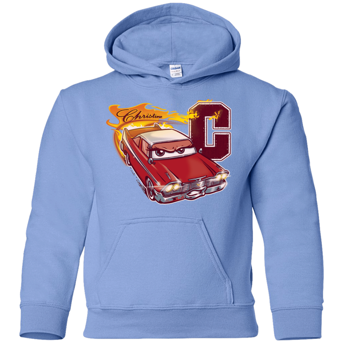 Sweatshirts Carolina Blue / YS Fury And Fire Youth Hoodie
