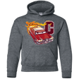 Sweatshirts Dark Heather / YS Fury And Fire Youth Hoodie