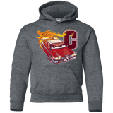 Sweatshirts Dark Heather / YS Fury And Fire Youth Hoodie