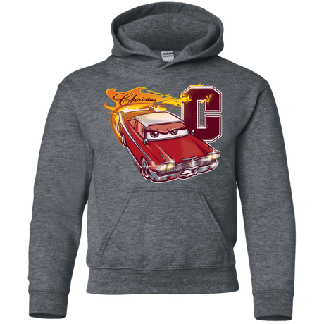 Sweatshirts Dark Heather / YS Fury And Fire Youth Hoodie