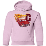 Sweatshirts Light Pink / YS Fury And Fire Youth Hoodie