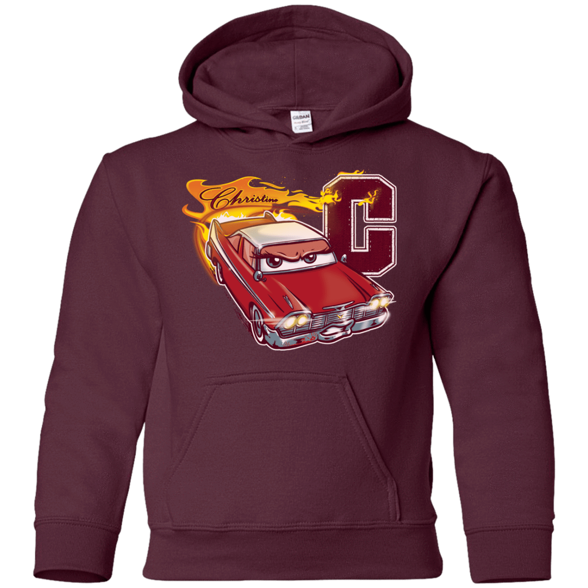 Sweatshirts Maroon / YS Fury And Fire Youth Hoodie