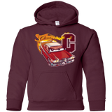 Sweatshirts Maroon / YS Fury And Fire Youth Hoodie