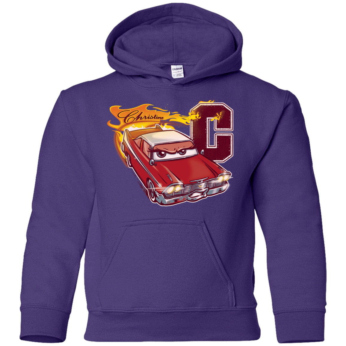 Sweatshirts Purple / YS Fury And Fire Youth Hoodie