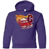 Sweatshirts Purple / YS Fury And Fire Youth Hoodie