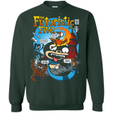 Sweatshirts Forest Green / S Futurama Fantastic 4 Crewneck Sweatshirt