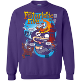 Sweatshirts Purple / S Futurama Fantastic 4 Crewneck Sweatshirt