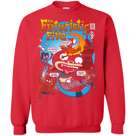 Sweatshirts Red / S Futurama Fantastic 4 Crewneck Sweatshirt
