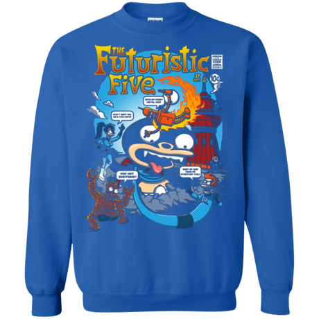 Sweatshirts Royal / S Futurama Fantastic 4 Crewneck Sweatshirt