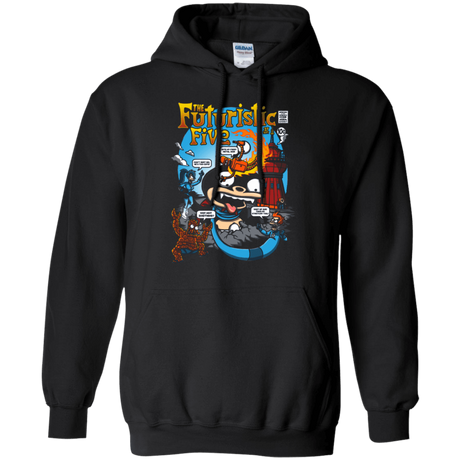 Sweatshirts Black / S Futurama Fantastic 4 Pullover Hoodie