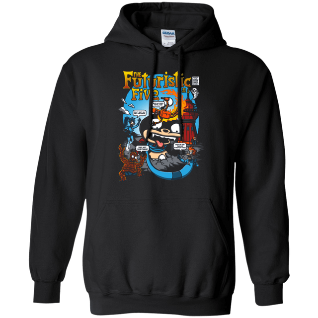 Sweatshirts Black / S Futurama Fantastic 4 Pullover Hoodie