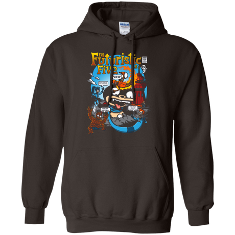 Sweatshirts Dark Chocolate / S Futurama Fantastic 4 Pullover Hoodie