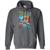 Sweatshirts Dark Heather / S Futurama Fantastic 4 Pullover Hoodie
