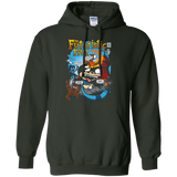 Sweatshirts Forest Green / S Futurama Fantastic 4 Pullover Hoodie