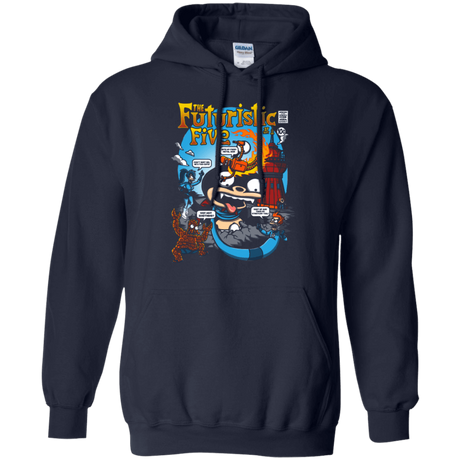 Sweatshirts Navy / S Futurama Fantastic 4 Pullover Hoodie