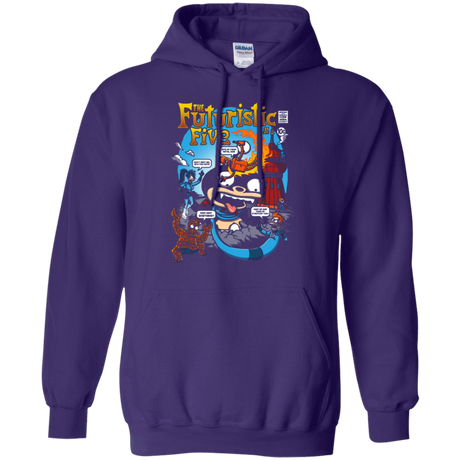 Sweatshirts Purple / S Futurama Fantastic 4 Pullover Hoodie