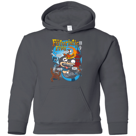 Sweatshirts Charcoal / YS Futurama Fantastic 4 Youth Hoodie
