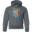 Sweatshirts Dark Heather / YS Futurama Fantastic 4 Youth Hoodie