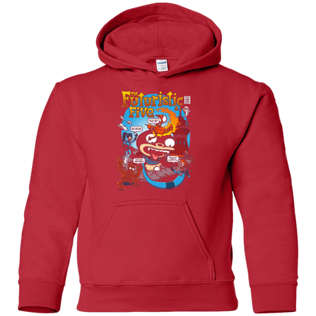 Sweatshirts Red / YS Futurama Fantastic 4 Youth Hoodie