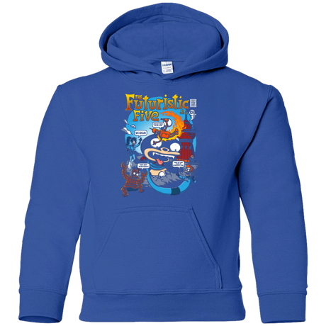 Sweatshirts Royal / YS Futurama Fantastic 4 Youth Hoodie