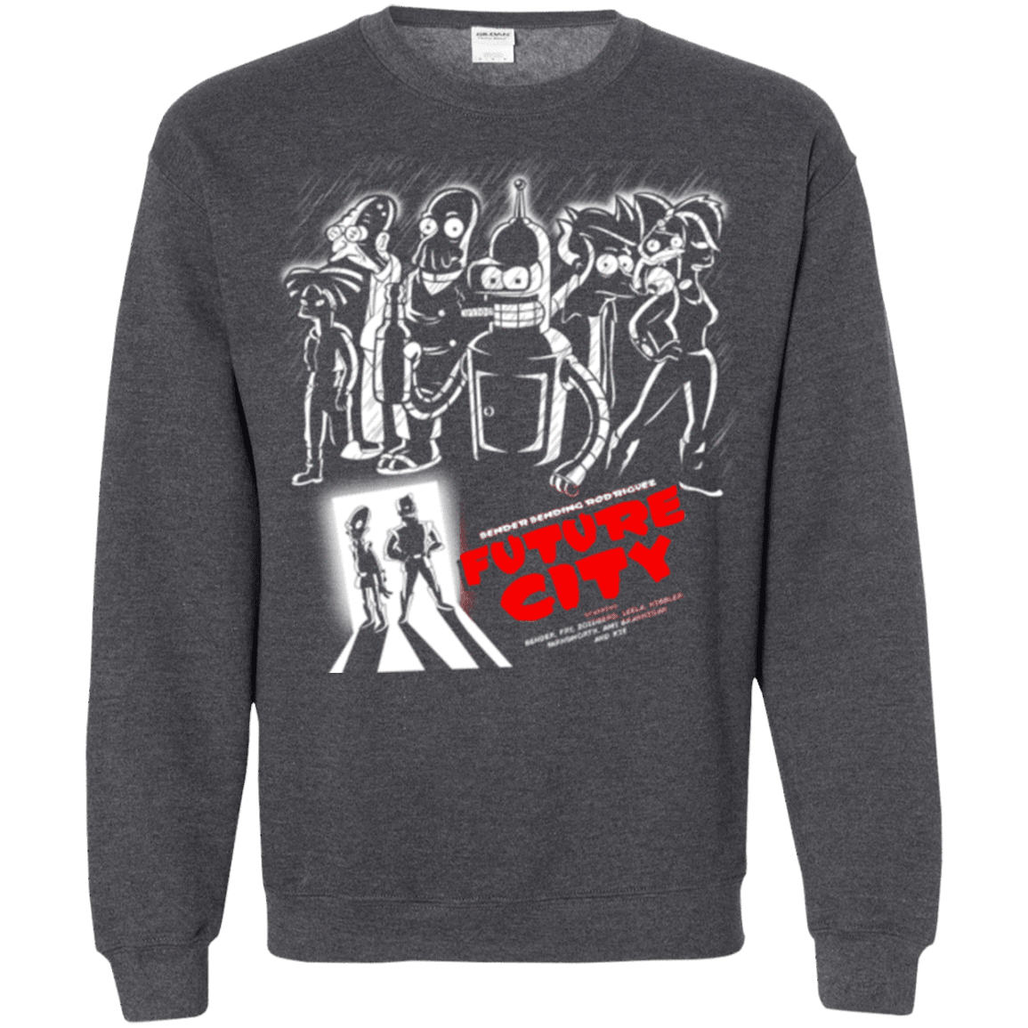 Sweatshirts Dark Heather / Small Future City Crewneck Sweatshirt