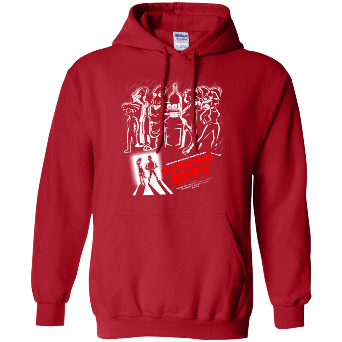 Sweatshirts Red / Small Future City Pullover Hoodie