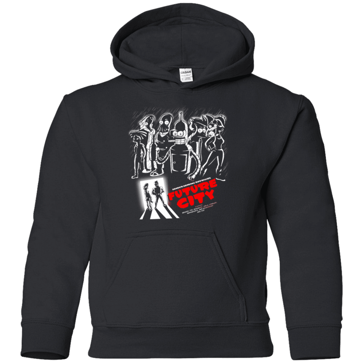 Sweatshirts Black / YS Future City Youth Hoodie