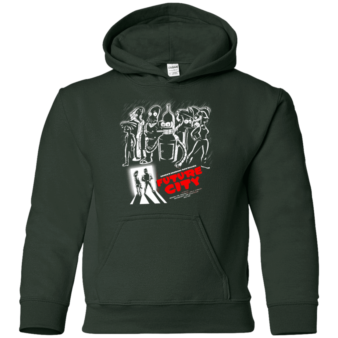 Sweatshirts Forest Green / YS Future City Youth Hoodie