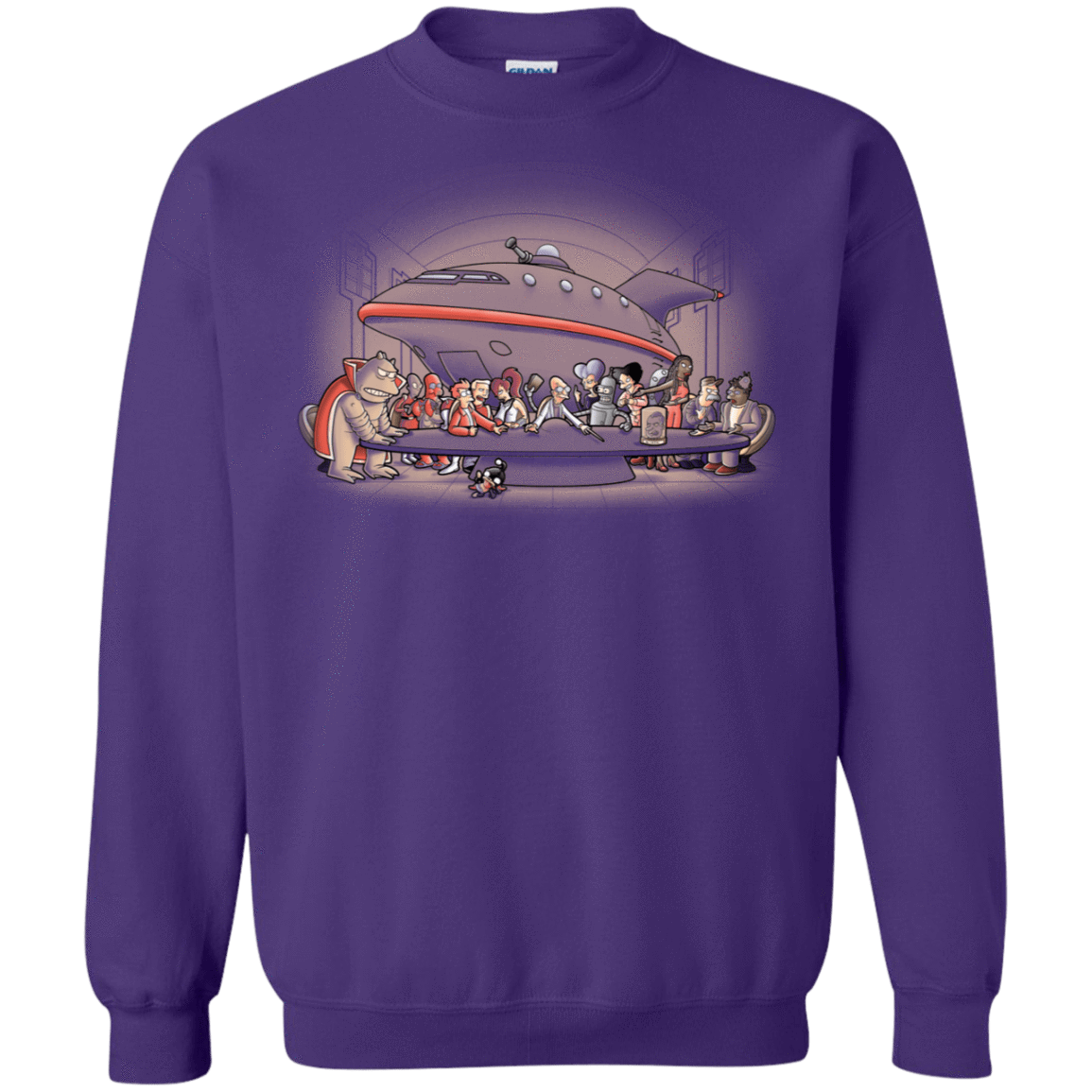 Sweatshirts Purple / S Future Dinner Crewneck Sweatshirt