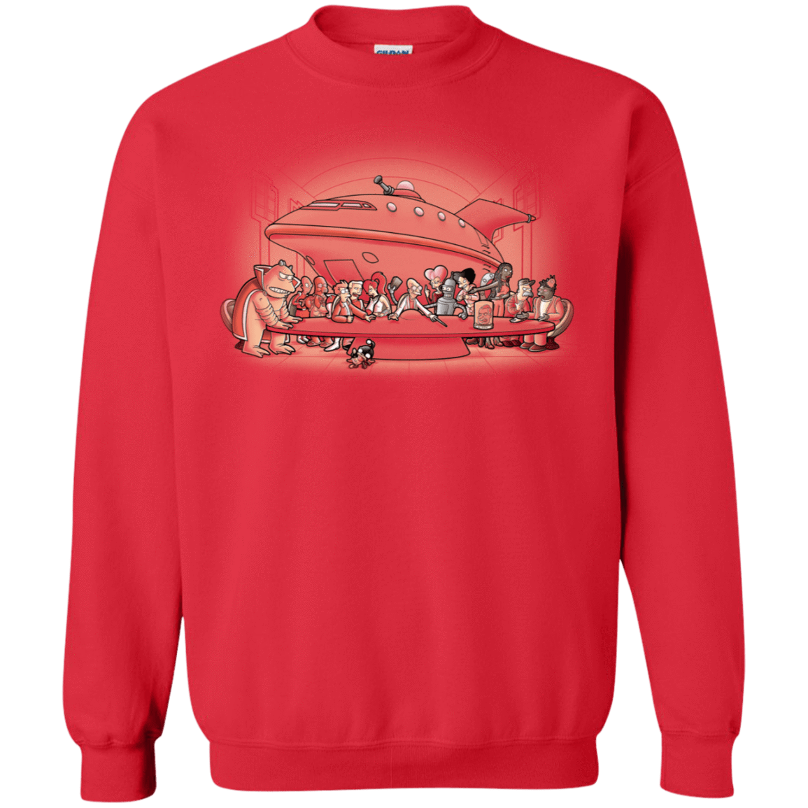 Sweatshirts Red / S Future Dinner Crewneck Sweatshirt