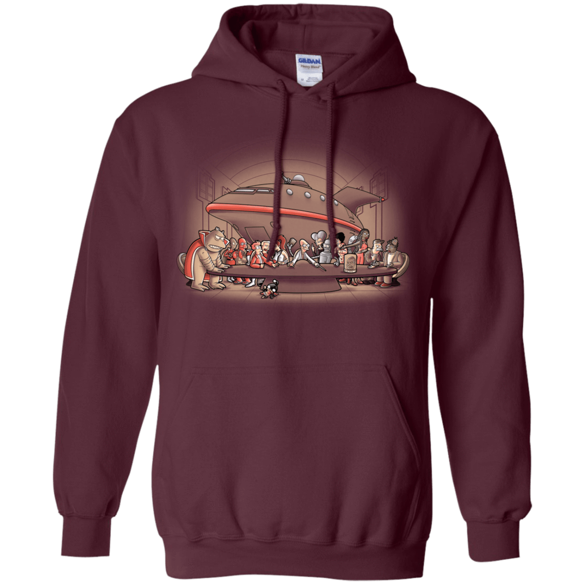 Sweatshirts Maroon / S Future Dinner Pullover Hoodie